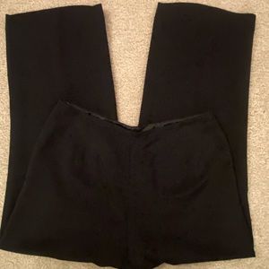 NWT, Talbots 100% Silk Black Wide Leg Pant, Sz 16